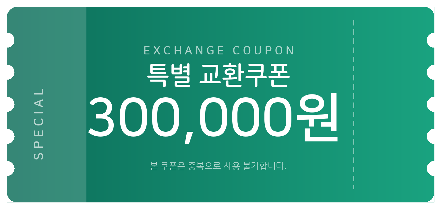 교환쿠폰 30만원 [F·6번]
