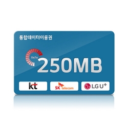 통합데이터 250MB