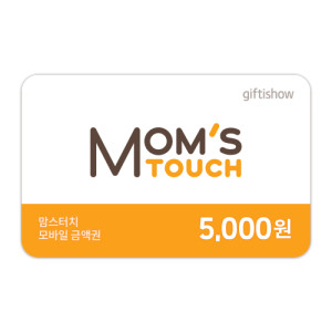 맘스터치 모바일 금액권 5천원권