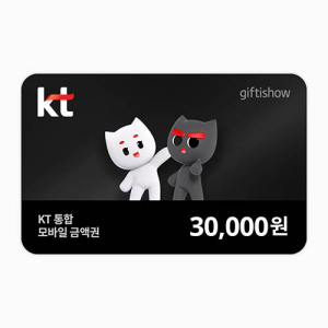 kt통합상품권 3만원권